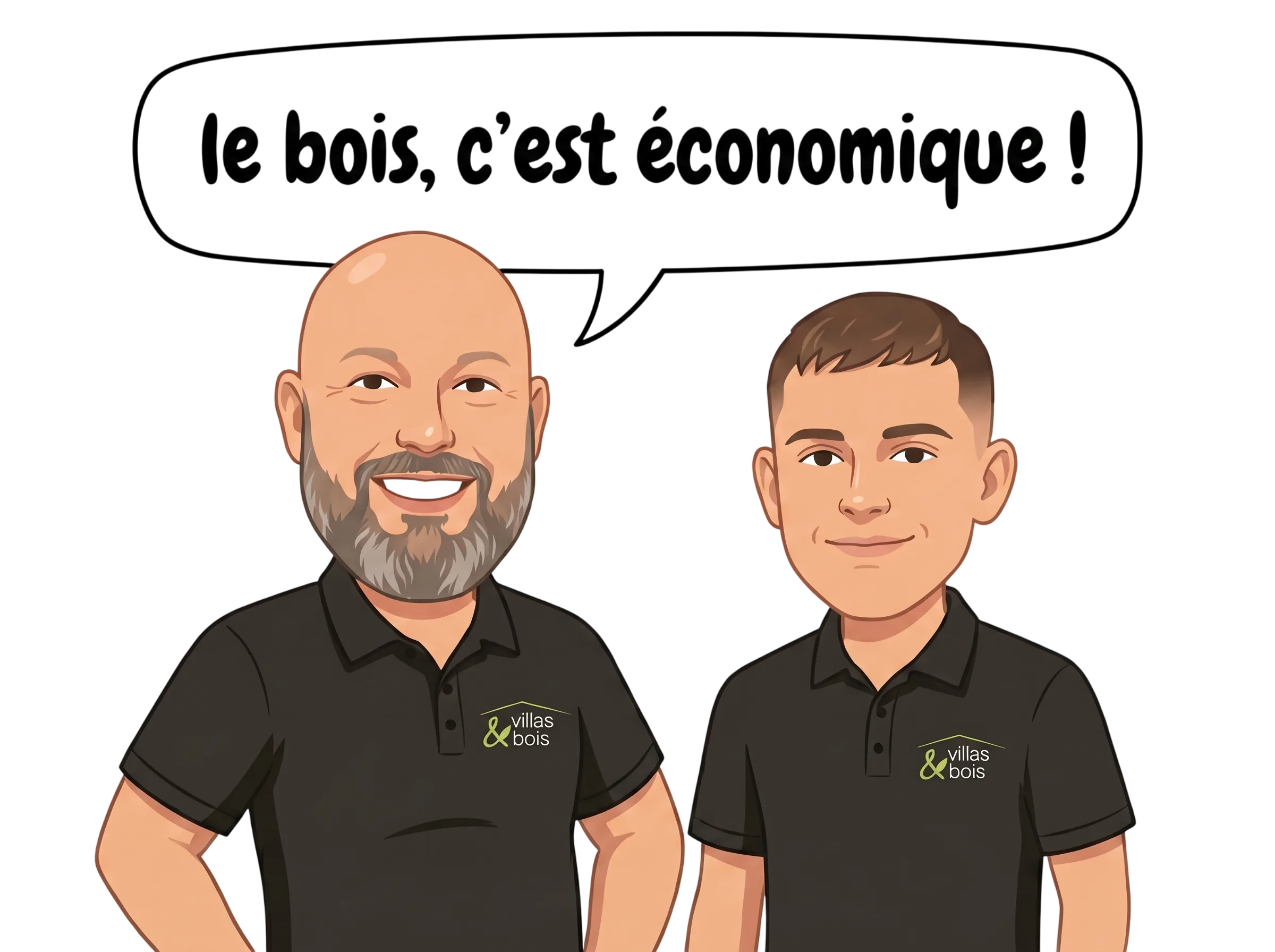 François et son fils, Villas et Bois