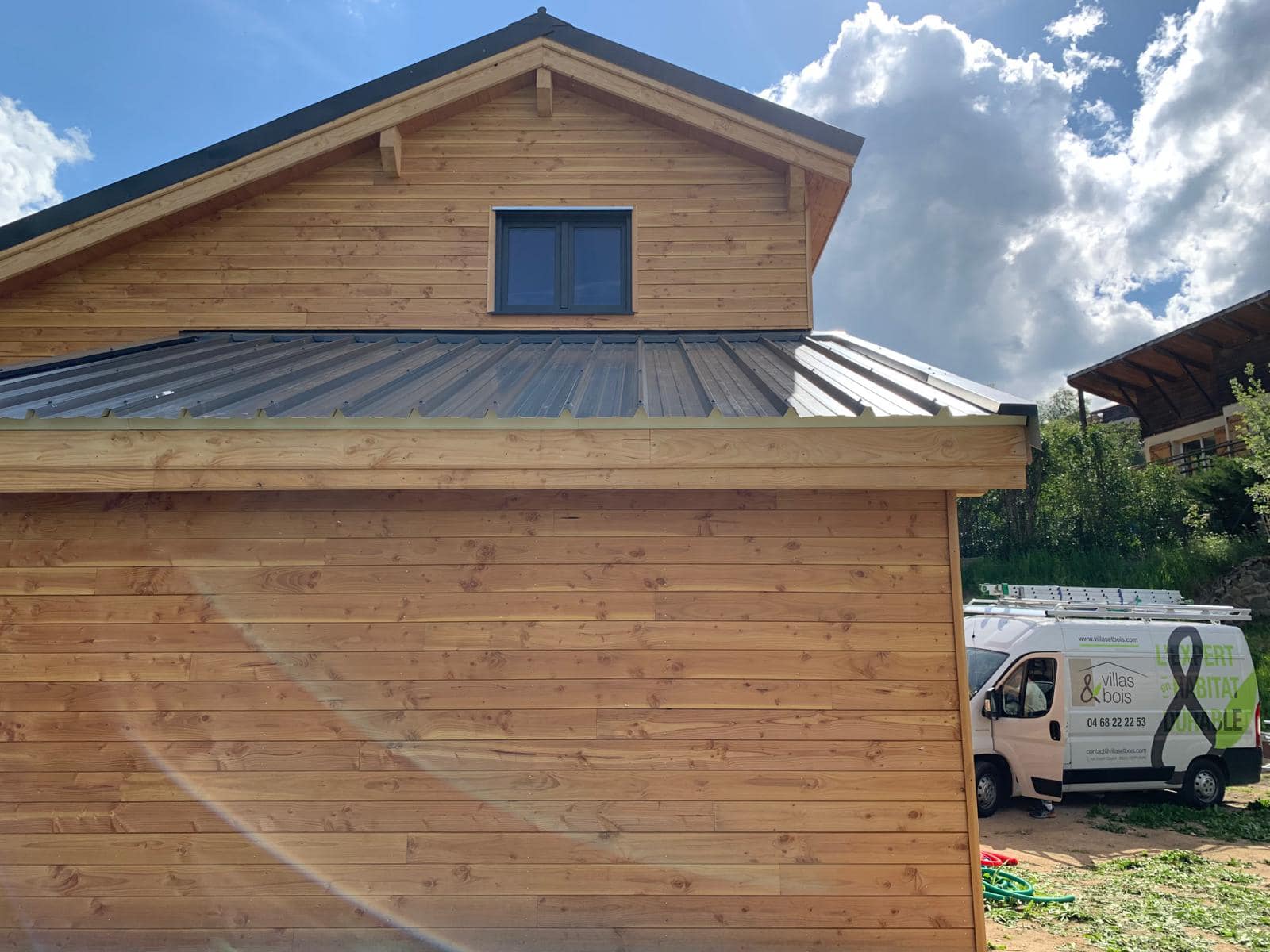 Maison contemporaine ossature bois 220m2