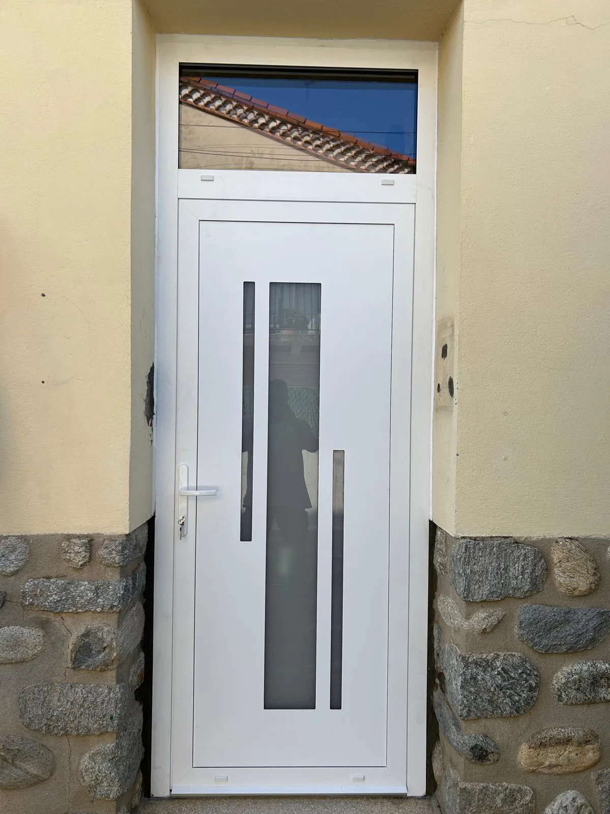 Porte entrée blanche