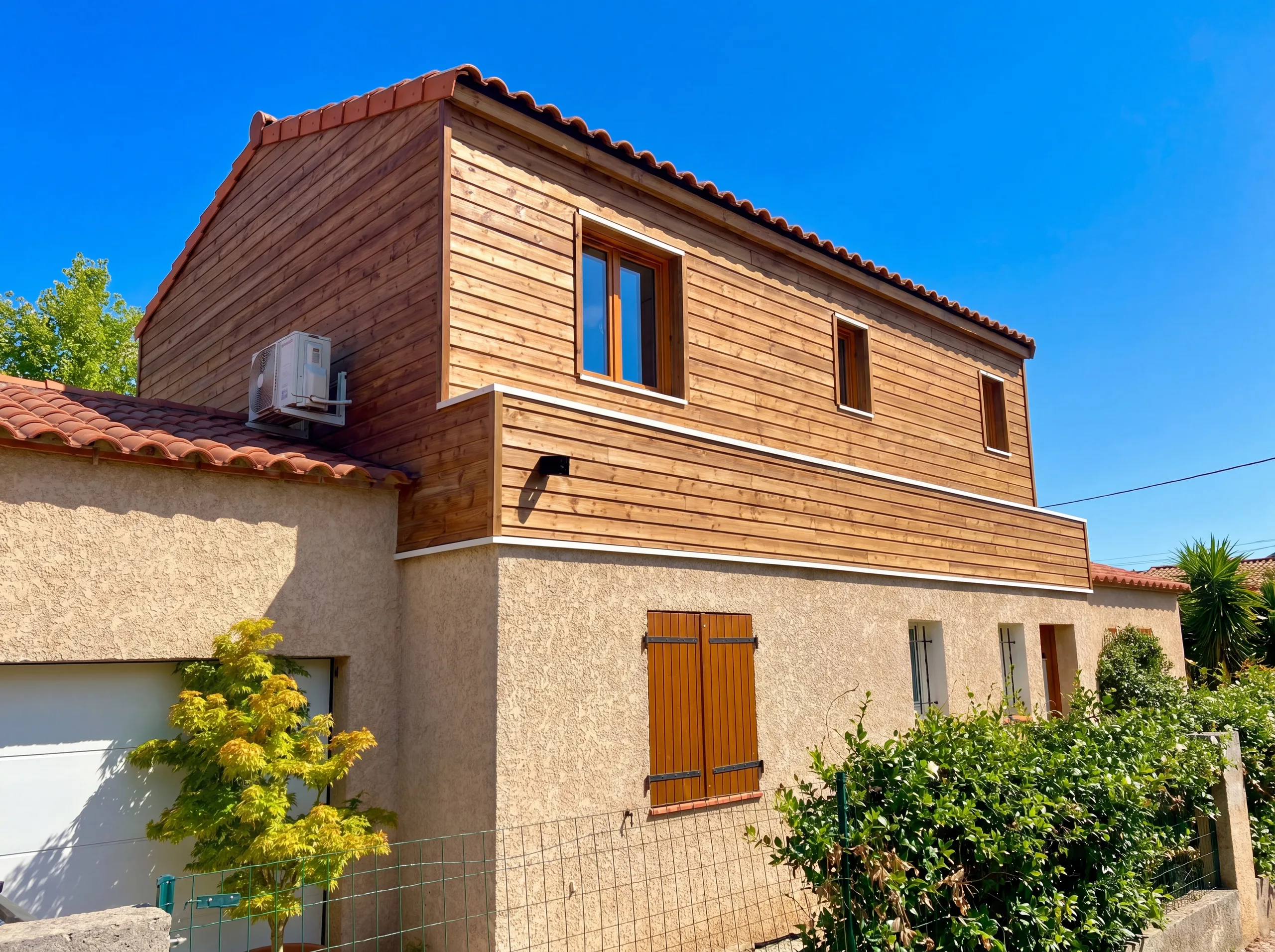Extension ossature bois sur mesure Thuir Pyrénées-Orientales, Villas et Bois