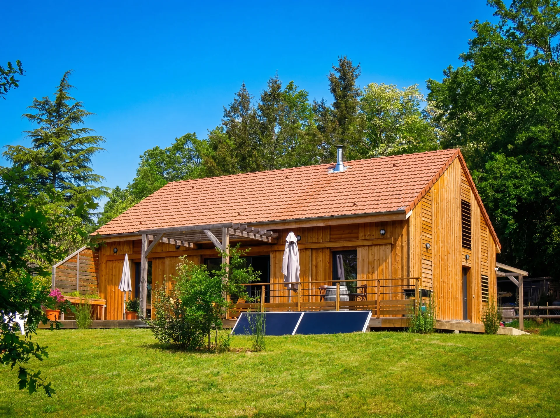 Maison ossature bois construite à Perpignan, Villas et Bois (66)